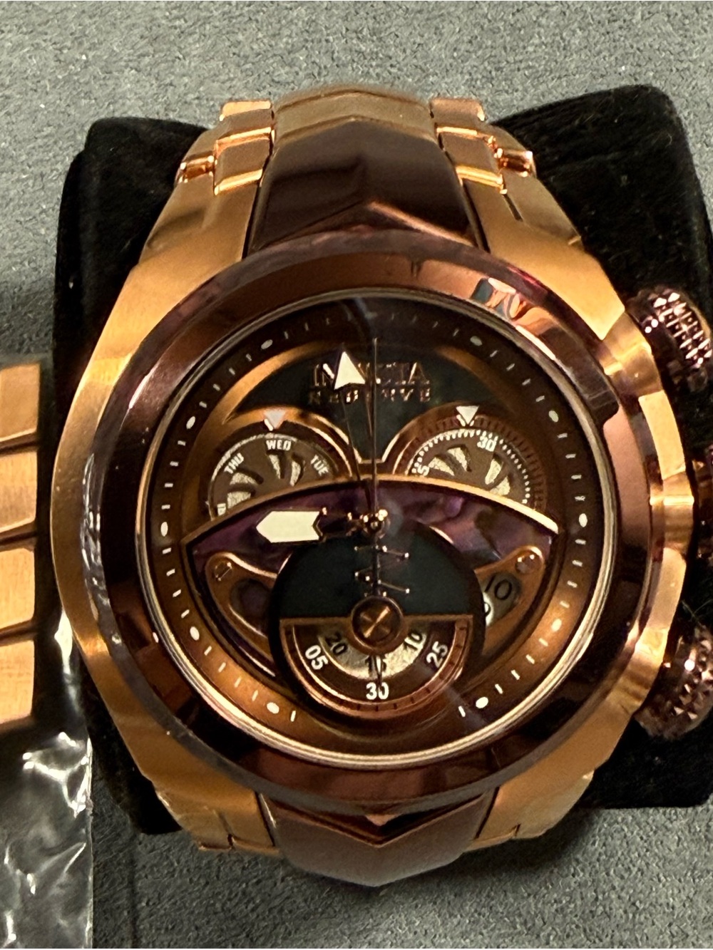Invicta 43026 S1 Rally Rose Gold Tone Bracelet Watch Clasp